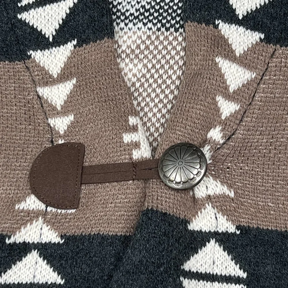 Anthropologie X Oliver. O Southwestern Boho Tribal Knit Cardigan Size 1X - NWOT - Picture 4 of 7